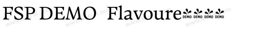 FSP DEMO   Flavoure字体转换